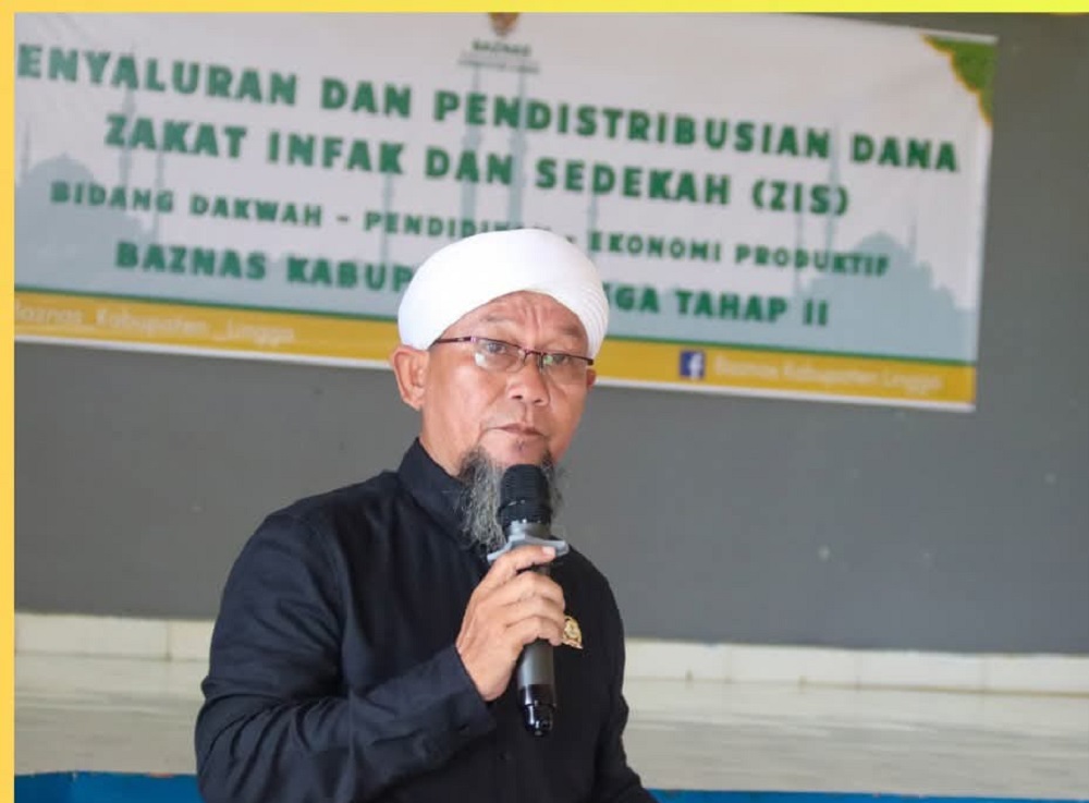Kepala BAZNAS Kabupaten Lingga, Ruslan. F. Vatawari/Batam Pos