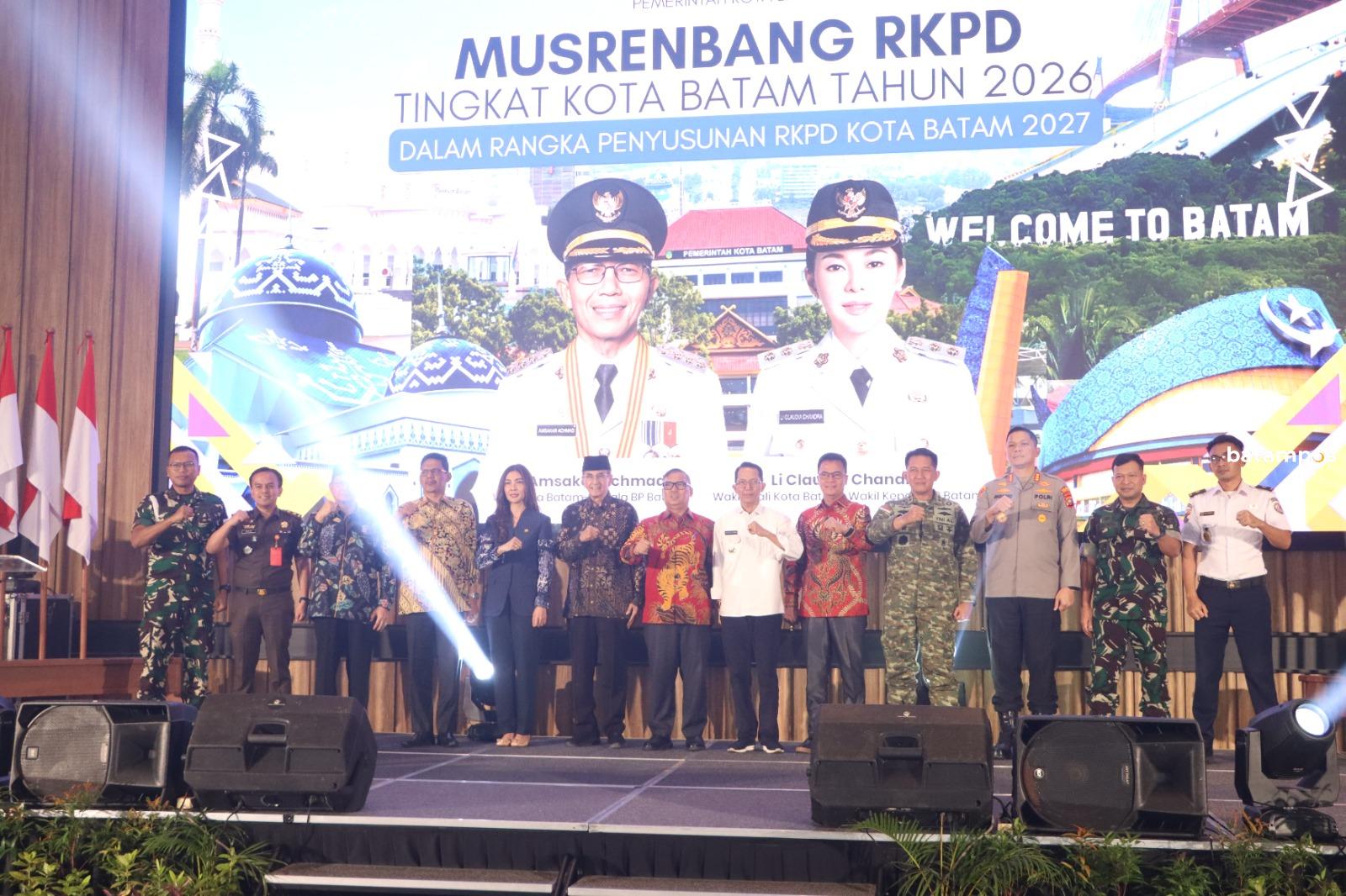 Musrembang RKPD Kota Batam Tahun 2026 di Grand Ballroom Hotel Grand Mercure Batam, Kamis (5/3/2026). f. Humas Polresta Barelang