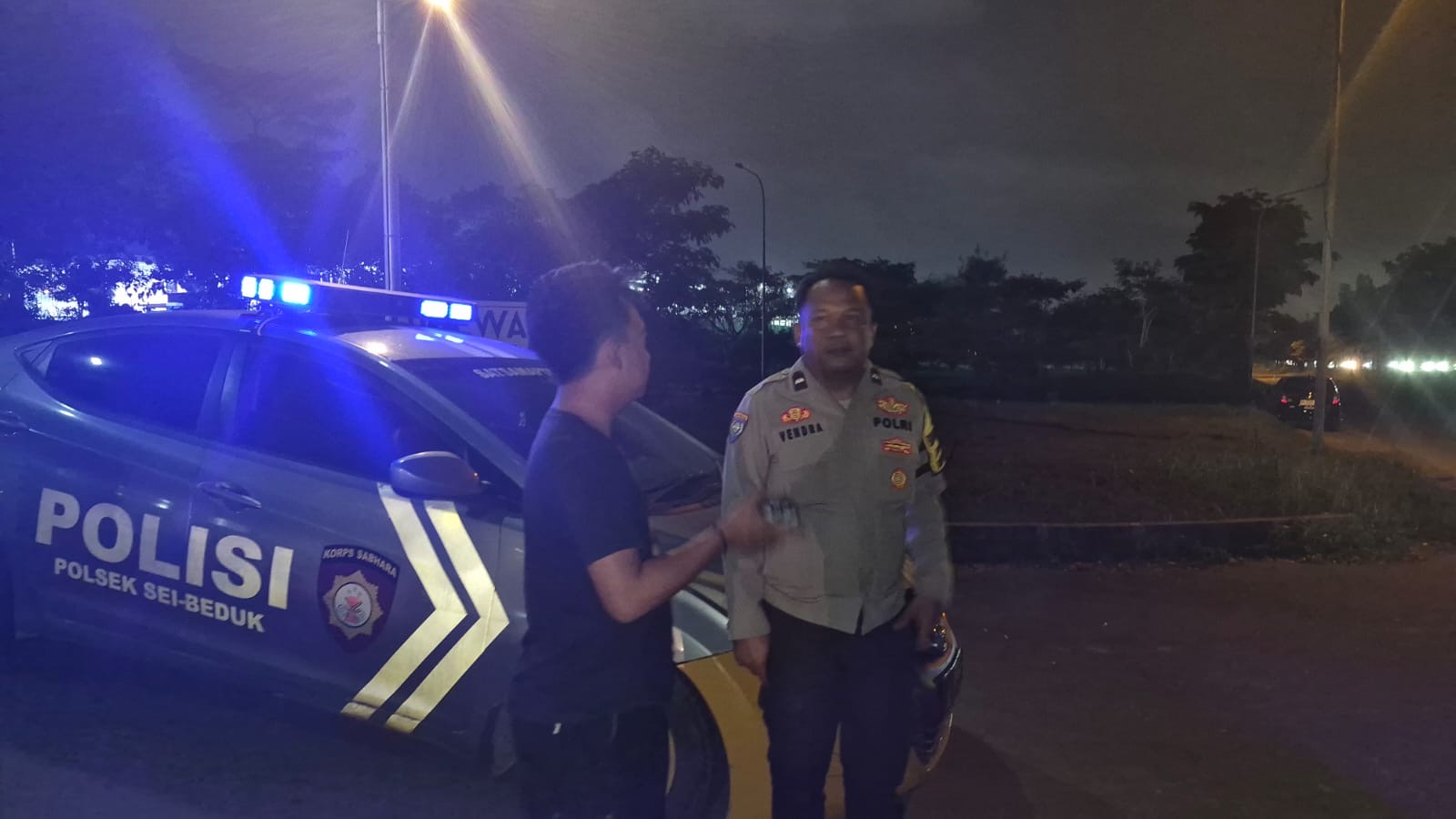 Polresta Barelang membubarkan aksi balap liar yang meresahkan warga di kawasan Pintu 5 Batamindo.