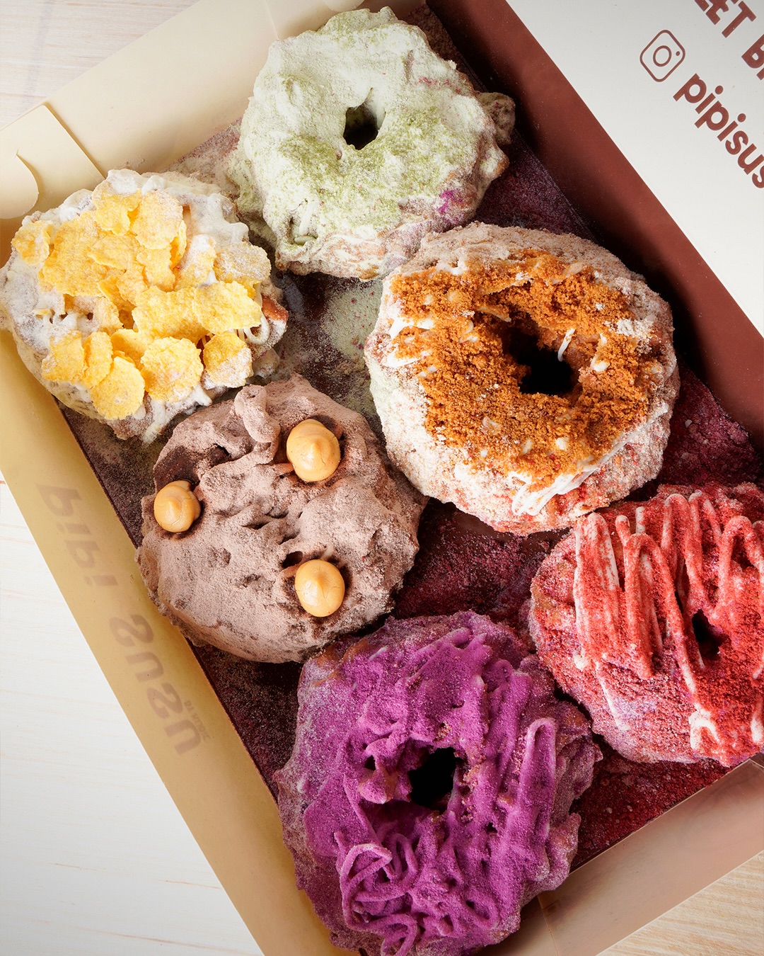 Donat tempura pipi susu Batam.