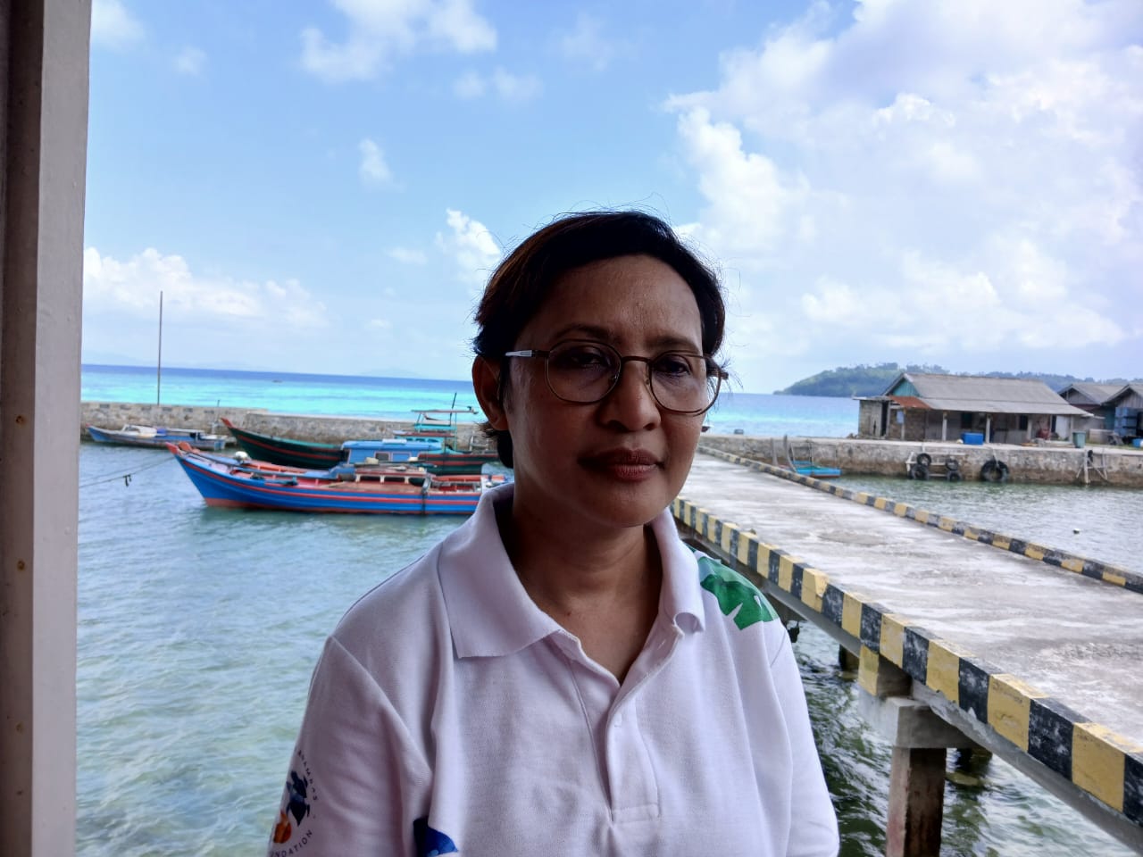 Ketua Anambas Foundation, Davina Mariskova. F Ihsan Imaduddin/Batam Pos