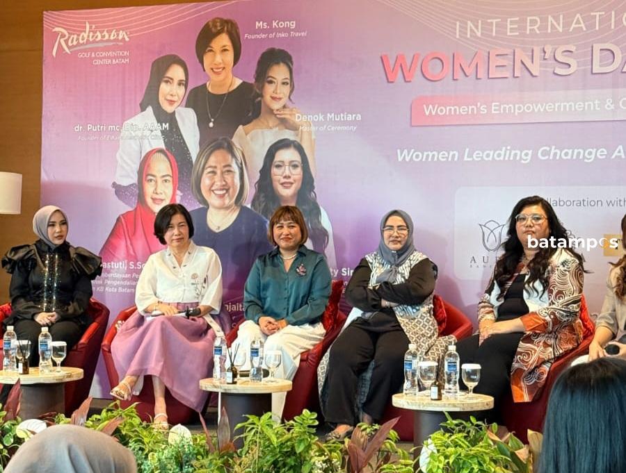 Radisson Golf &amp; Convention Center Batam gelar diskusi Perempuan Inspiratif rasakan International Women&rsquo;s Day 2026. F. Istimewa untuk Batam Pos.