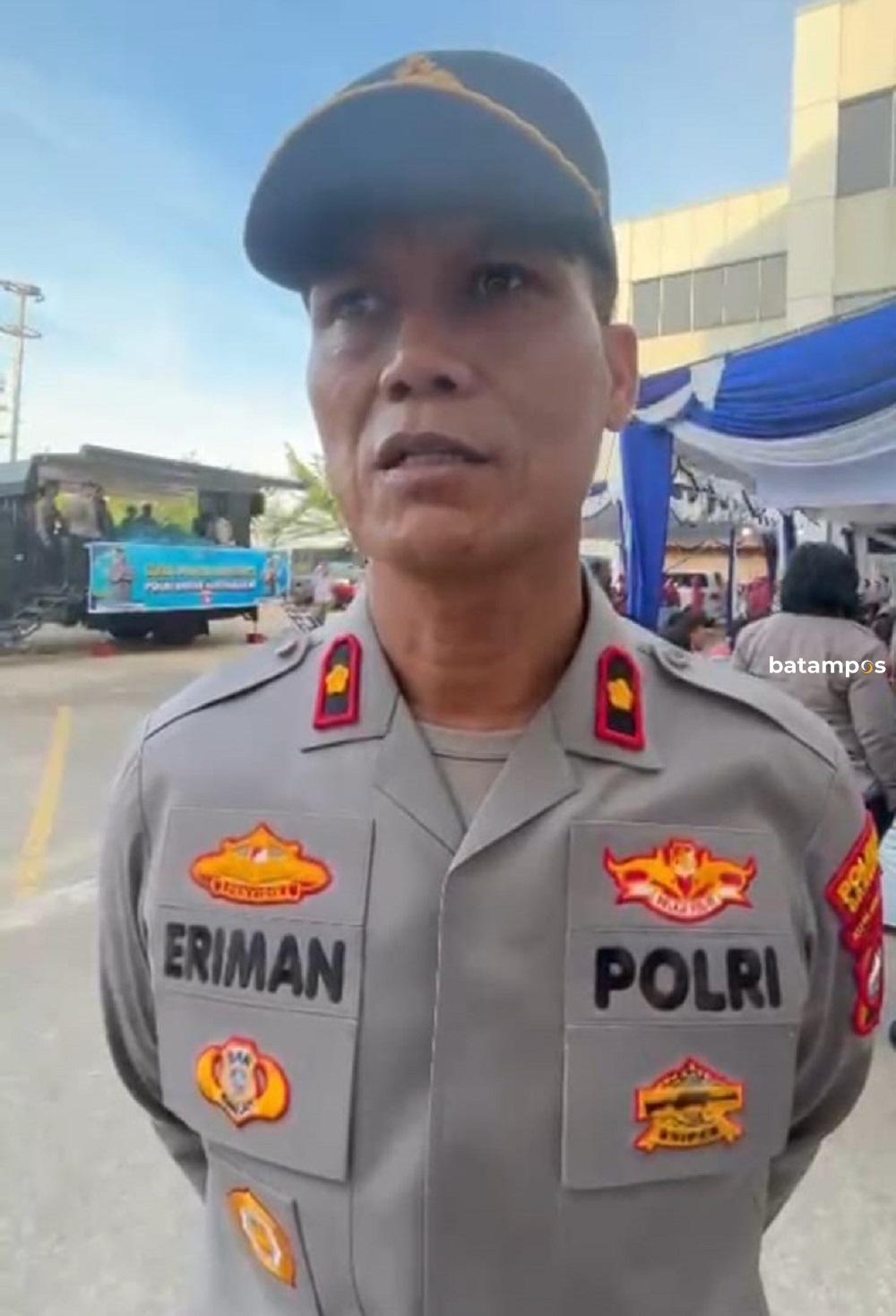 Kapolsek Nongsa, Eriman. F. Yashinta/Batam Pos
