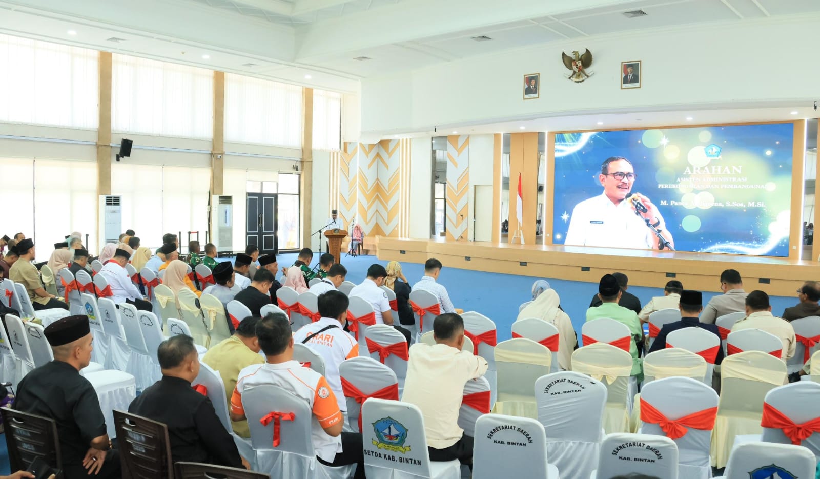 Musrenbang RKPD 2027, yang digelar di aula Kantor Bupati Bintan, Bintan Buyu, Senin (9/3/2026). F.Kiriman Zoko untuk Batam Pos.