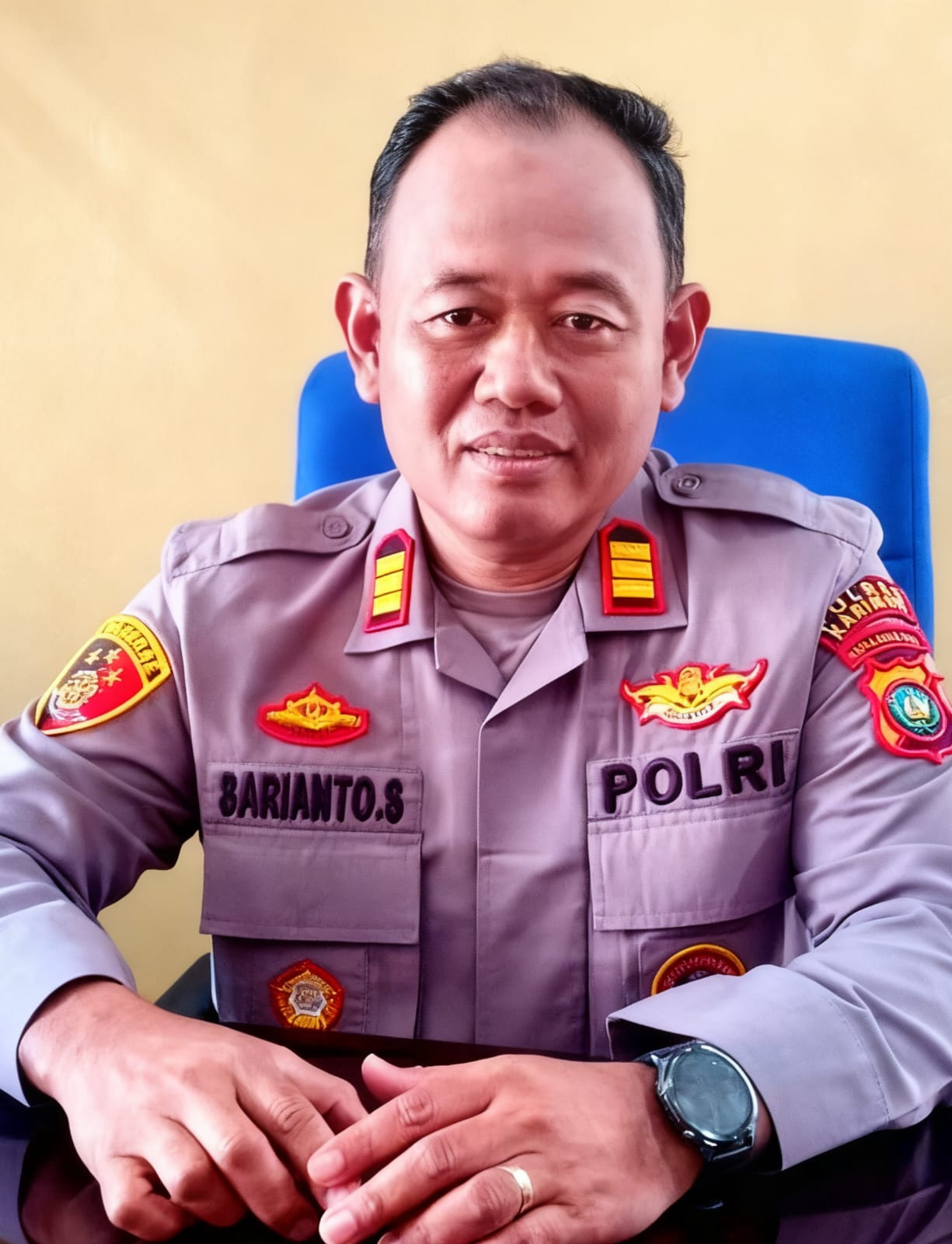 Kapolsek Kundur, AKP Sarianto. F Sandi Pramosinto/Batam Pos