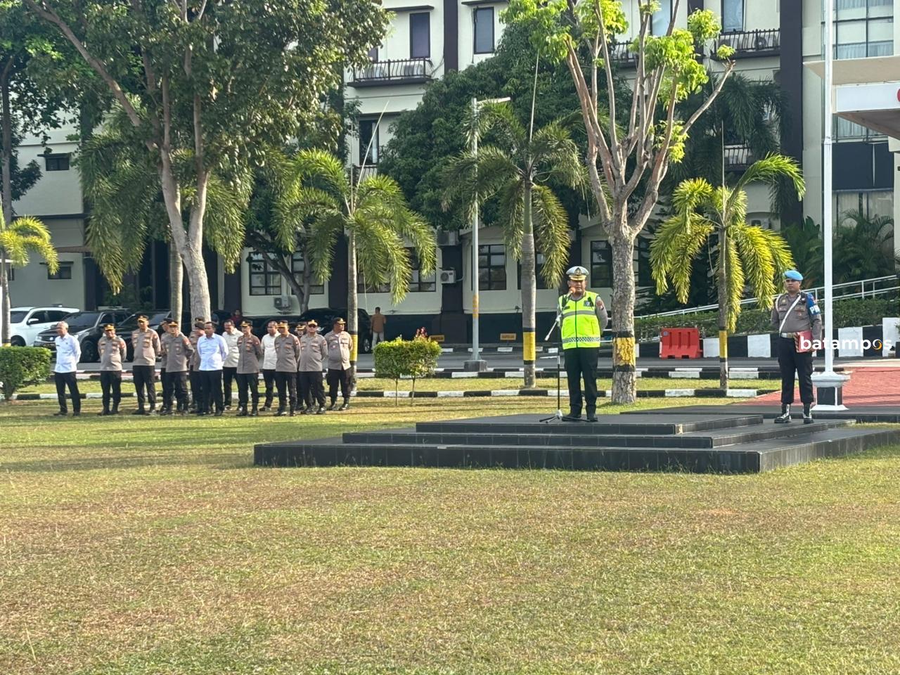 Apel Gabungan Operasi ketupat seligi di Mapolda Kepri. F Yashinta/ Batam Pos