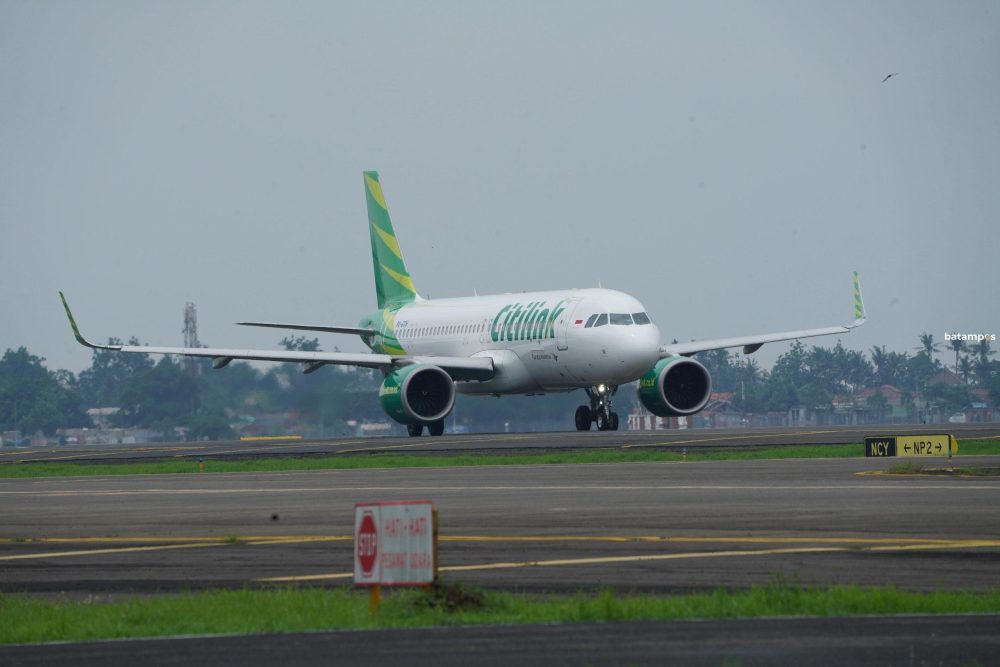 Citilink menambah frekuensi penerbangan dari dan menuju Batam selama periode angkutan mudik Lebaran 2026. F.Istimewa