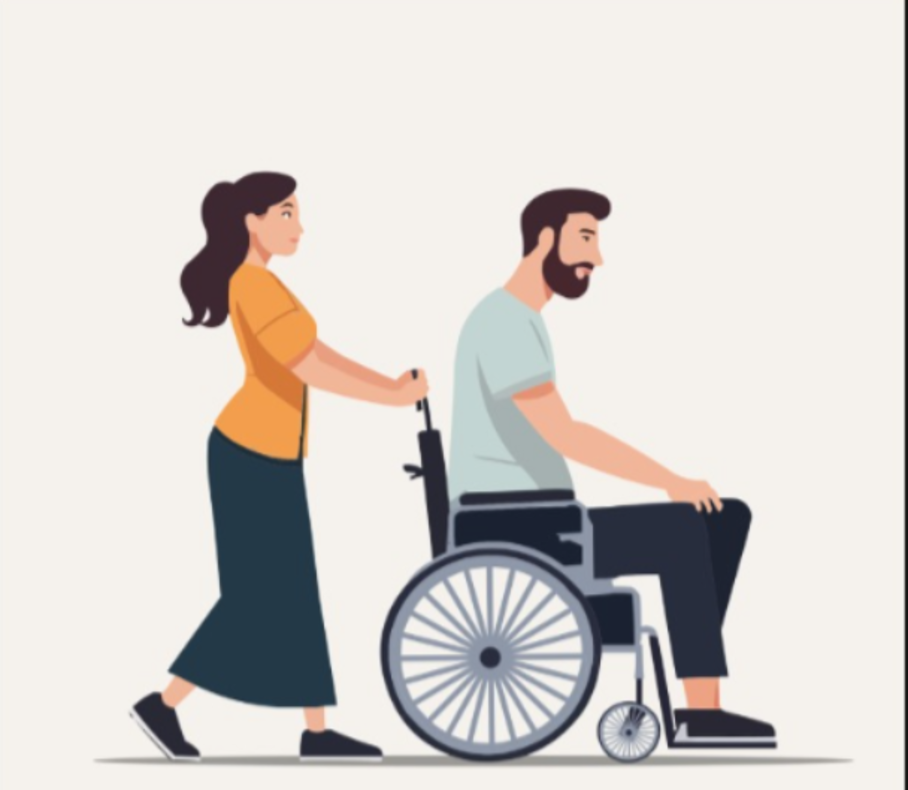 Ilustrasi kursi roda untuk penyandang disabilitas. f pixabay