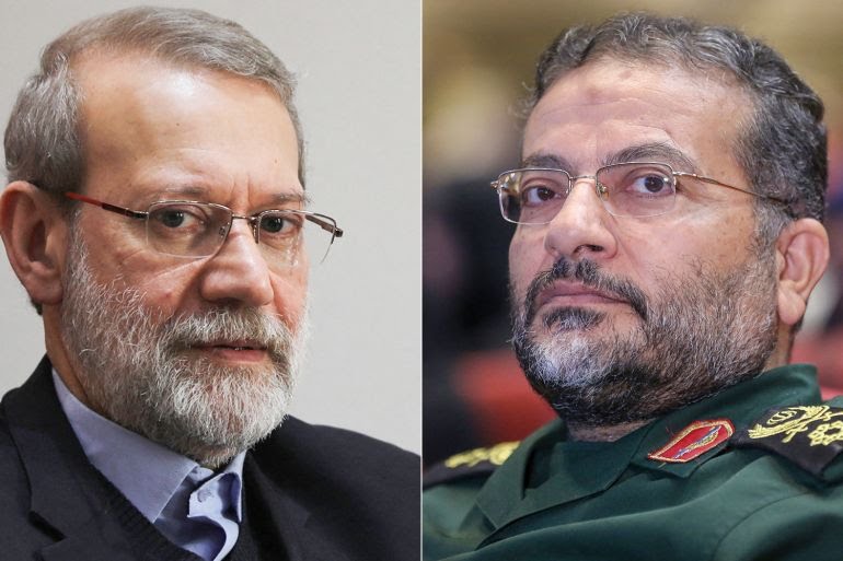Ali Larijani dan Gholamreza Soleimani  tewas dalam serangan udara Israel.