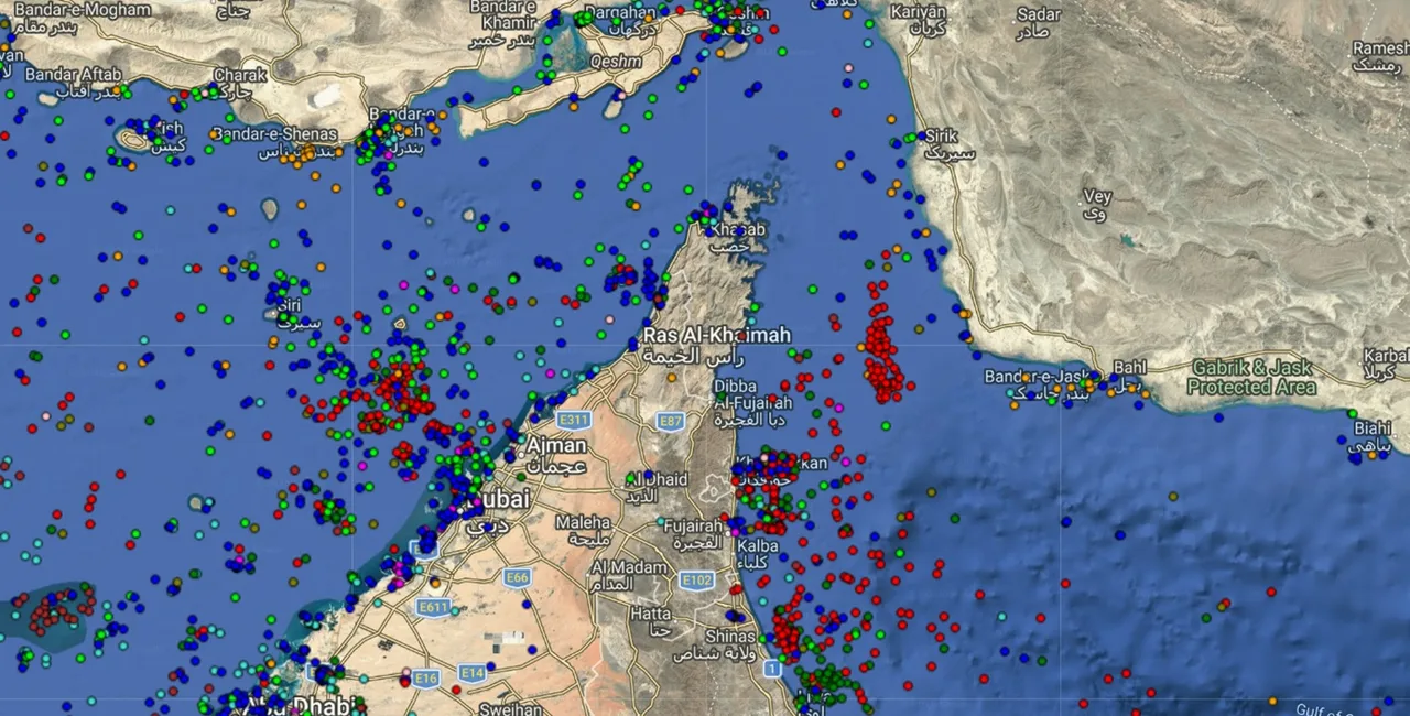 PETA Selat Hormuz, jalur perdagangan minyak global Dunia. F Seatrade Maritime News