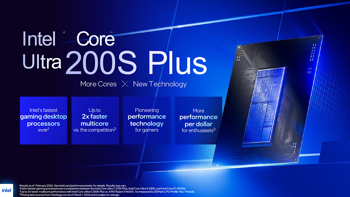 Intel Umumkan Core Ultra 200HX Plus.