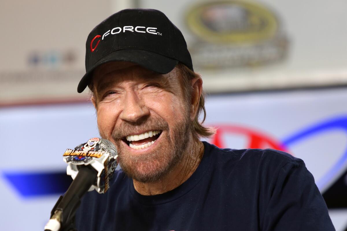 CHUCK Norris semasa hidup. F Los Angeles Times