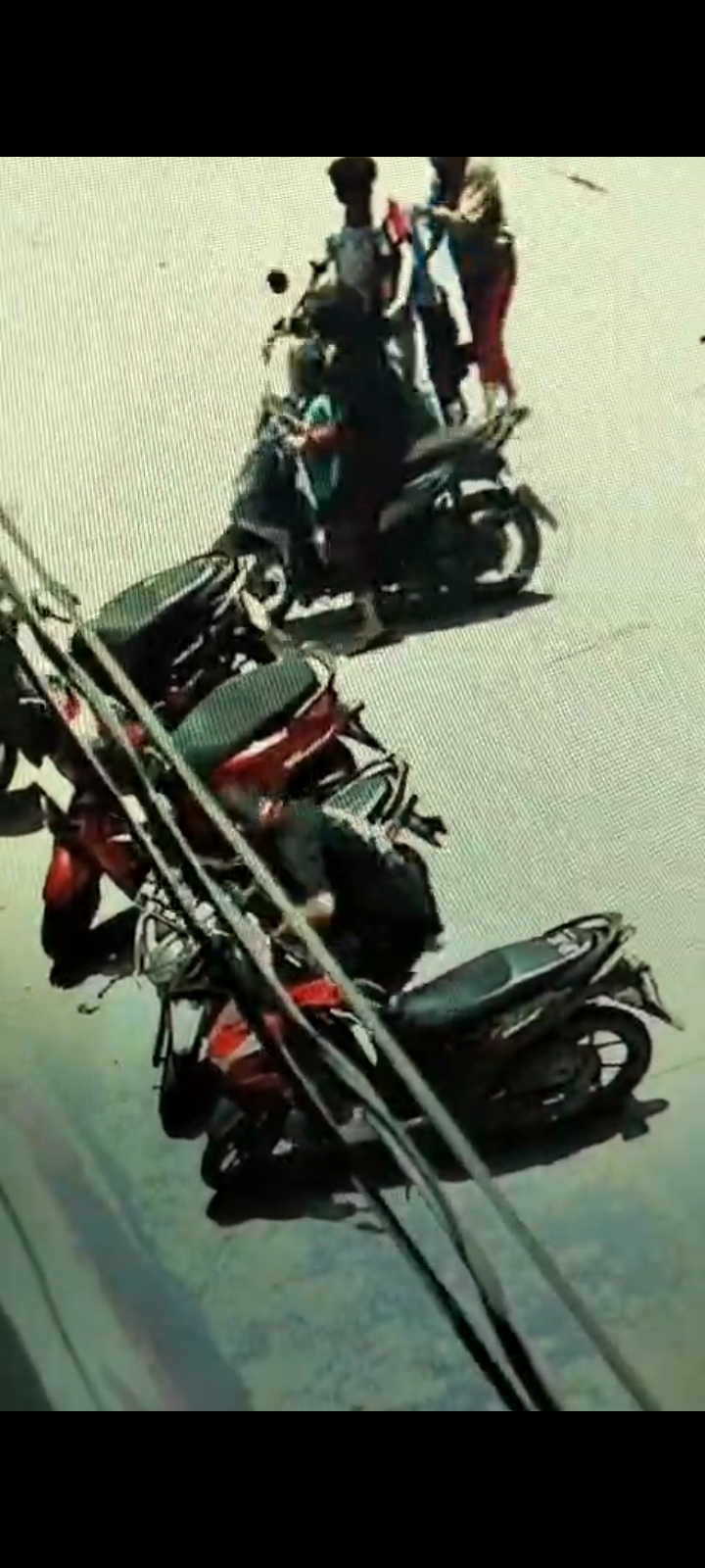 Tangkapan layar CCTV.