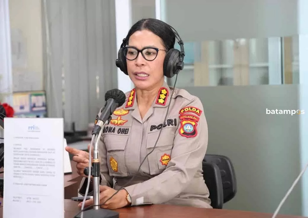 Kabid Humas Polda Kepri, Kombes Nona Pricillia Ohei. F. Istimewa
