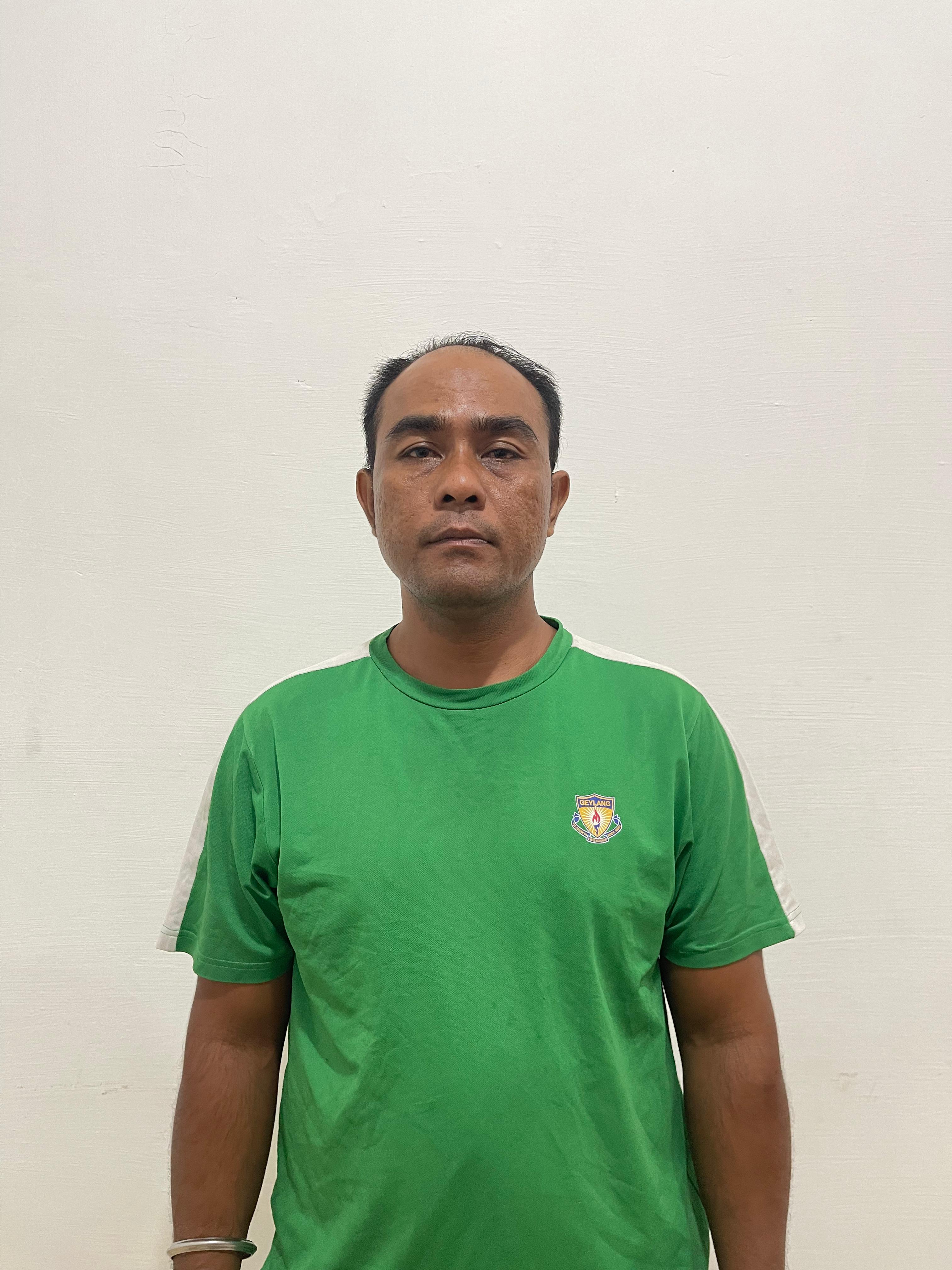 DN, terduga pelaku pencurian di toko emas milik Anggota DPRD Natuna setelah diamankan polisi. F Ist