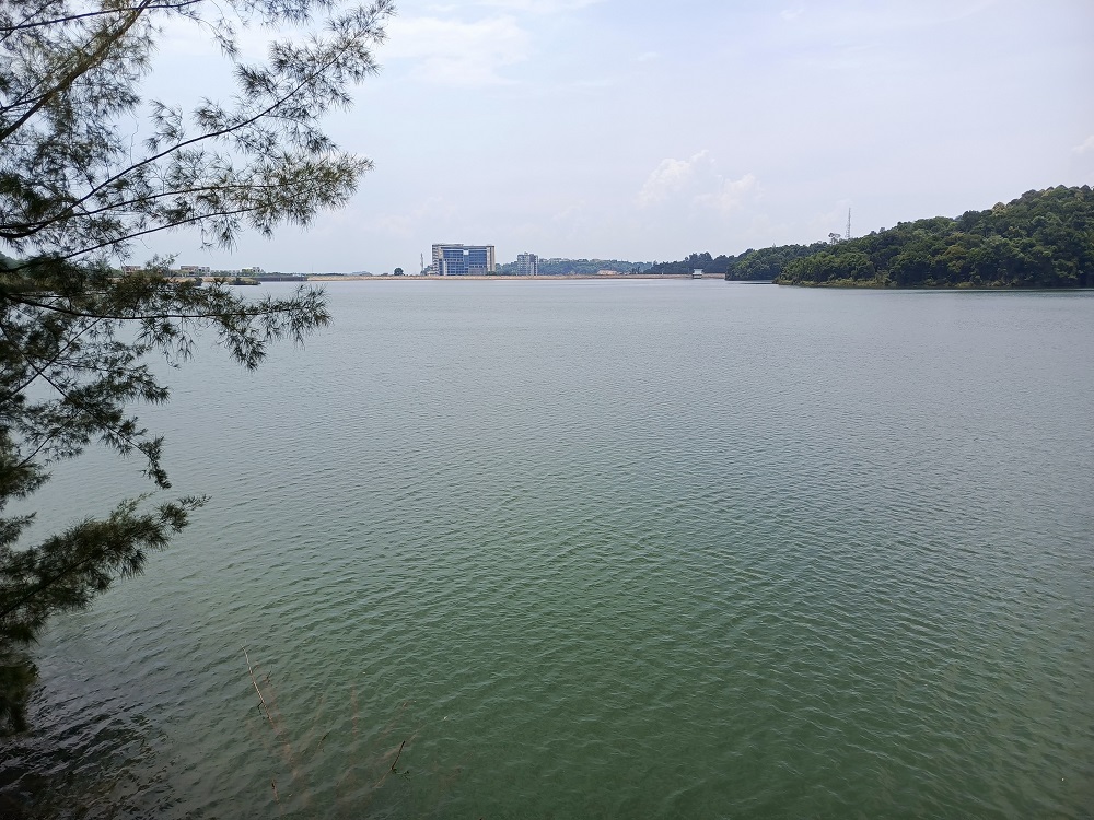Waduk Seiladi Batam. Ketahanan air Batam masih aman meski sedang musim kemarau. F. Eusebius Sara/Batam Pos