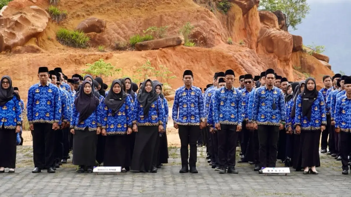 APARATUR Sipil Negara (ASN) Pemkab Anambas sedang melaksanakan apel, baru-baru ini. Mulai 10 April, setiap hari Jum