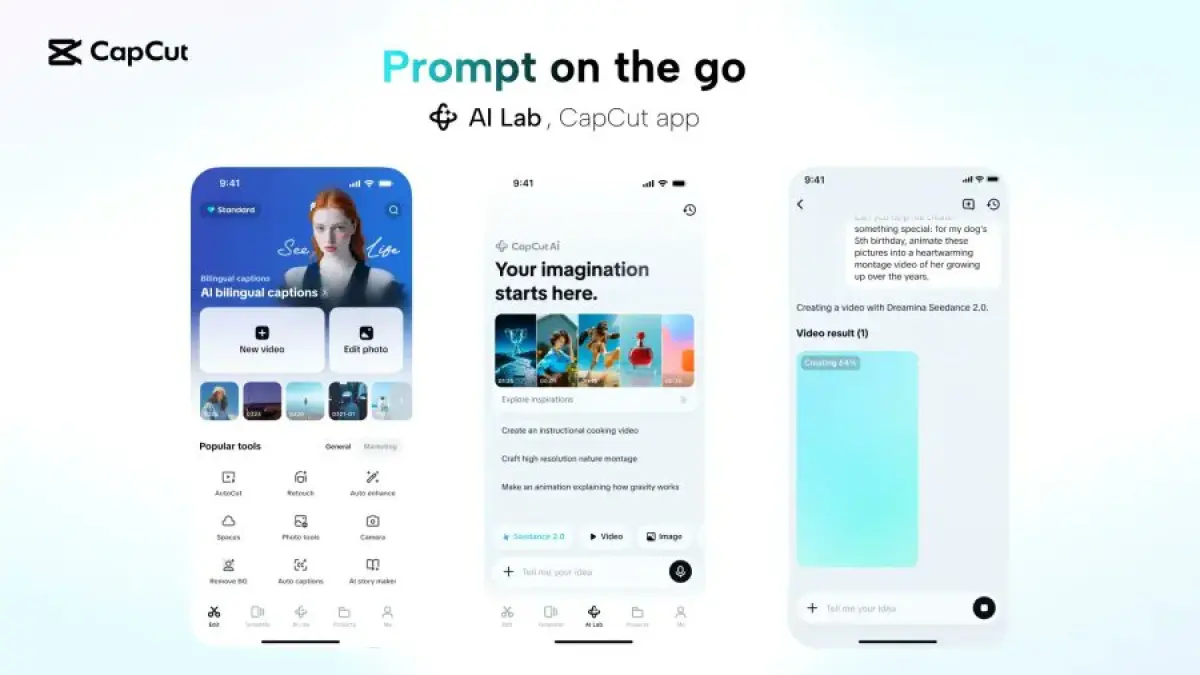 CapCut Rilis Dreamina Seedance 2.0.