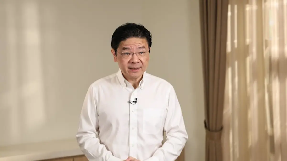Perdana Menteri Singapura, Lawrence Wong. F MDDI via Channel News Asia