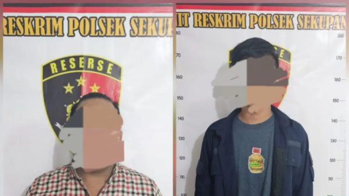Lima orang pelaku pengeroyokan diamankan polisi. Foto: Istimewa