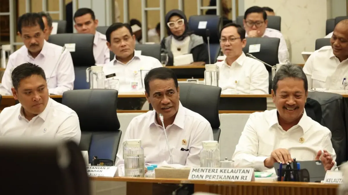 Rapat kerja Kementerian Pertanian bersama Komisi IV DPR RI membahas strategi penguatan ketahanan pangan nasional. F. Istimewa