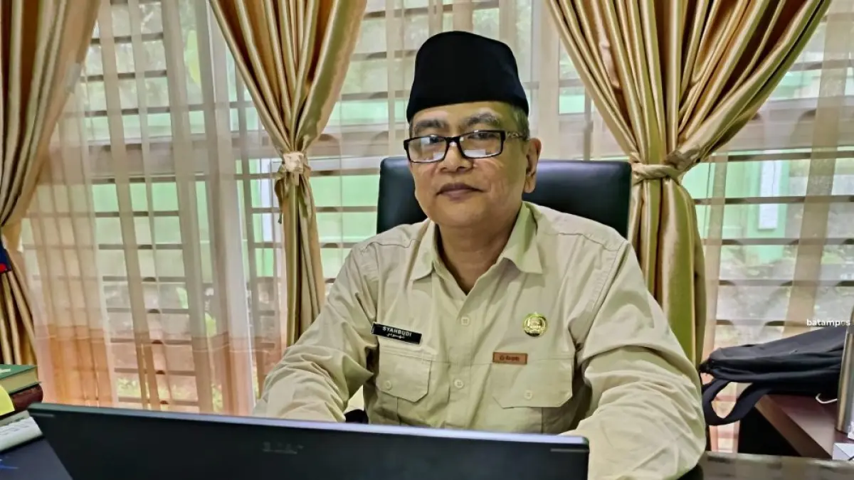Kepala Kementerian Haji Kota Batam, Syahbudi. f Renga/Batam Pos