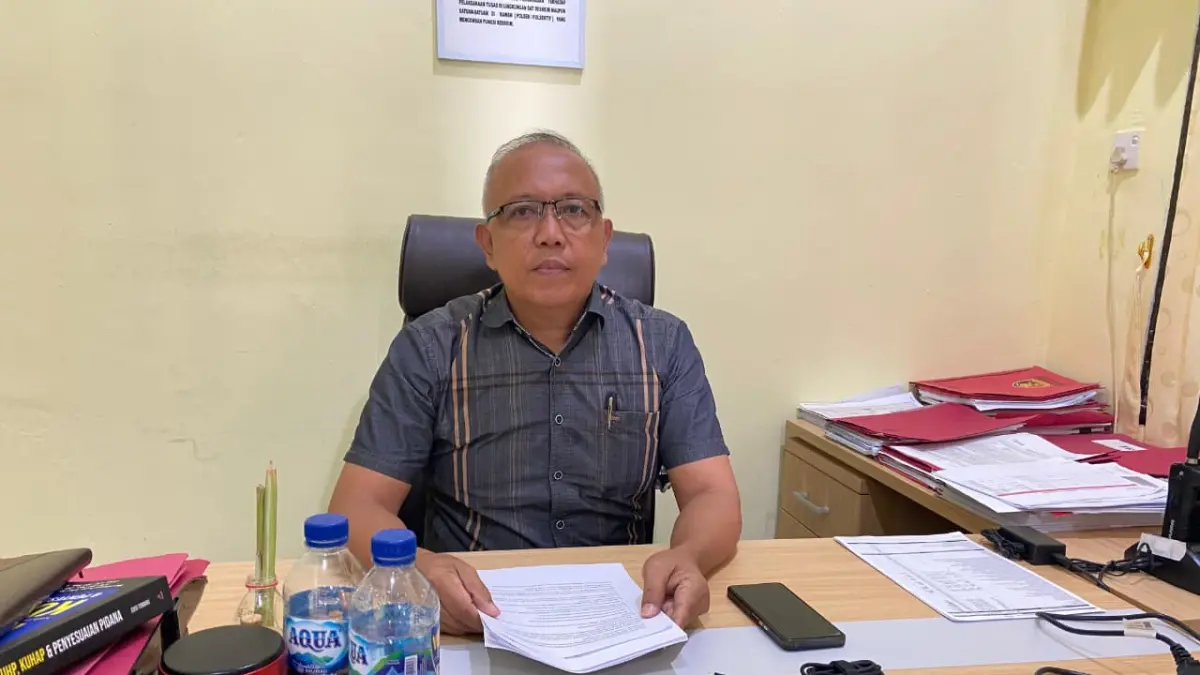 KASAT Reskrim Polres Kepulauan Anambas, AKP Bambang Sutmoko. F Ihsan Imaduddin/Batam Pos