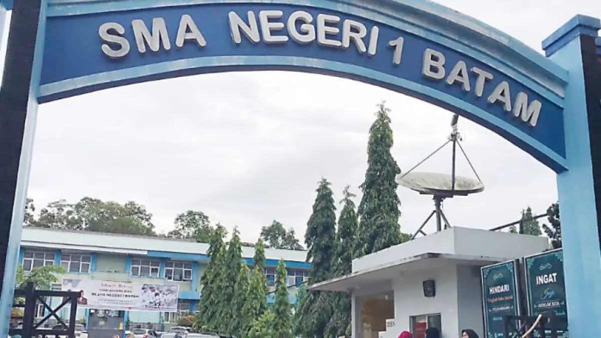 Ilustrasi gedung SMAN I Batam