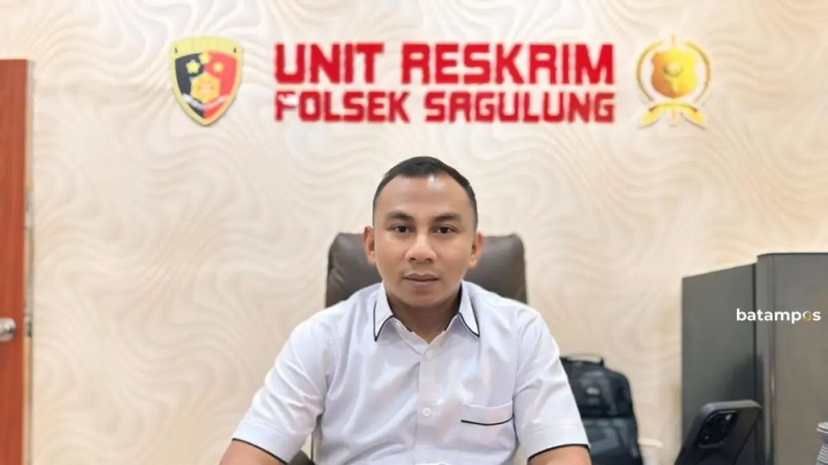 Kanit Reskrim Polsek Sagulung, Iptu Anwar Aris. (F.Yofi Yuhendri)