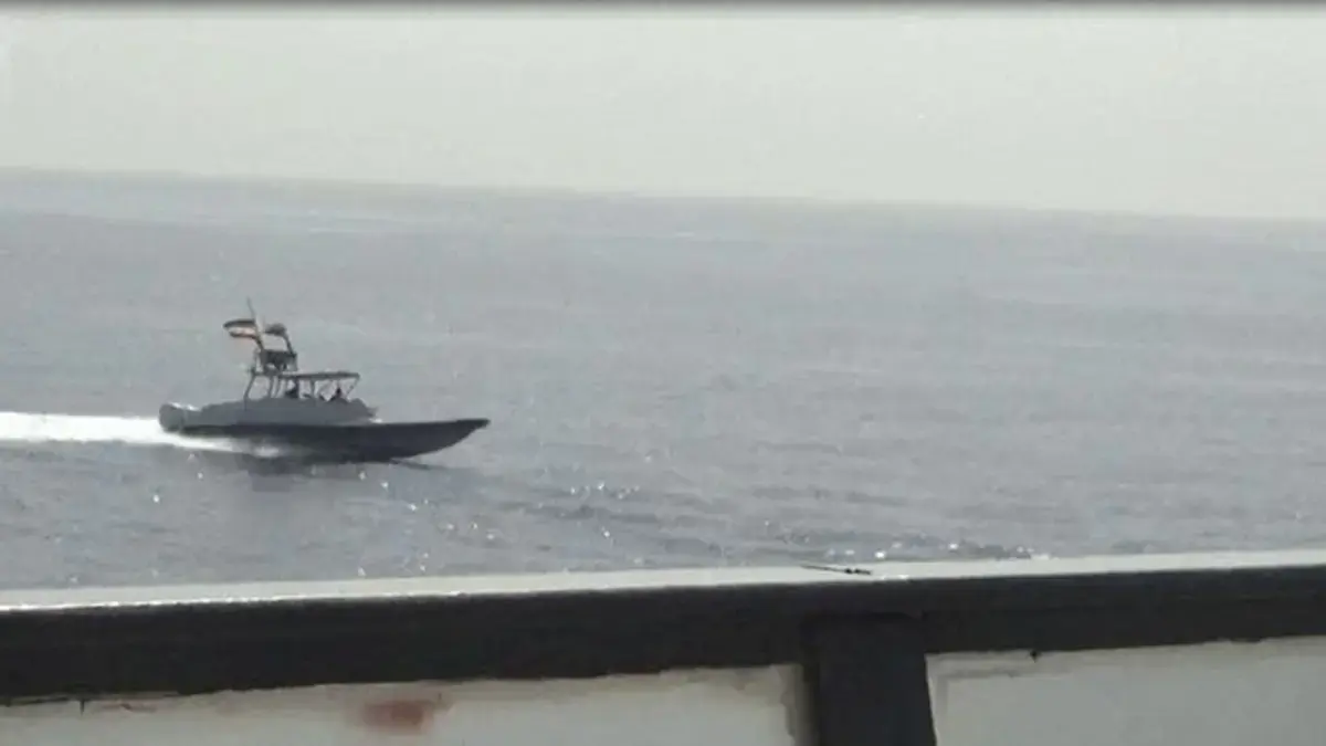Kapal Angkatan Laut Korps Pengawal Revolusi Islam Iran (IRGCN). F. Reuters via JawaPos.com