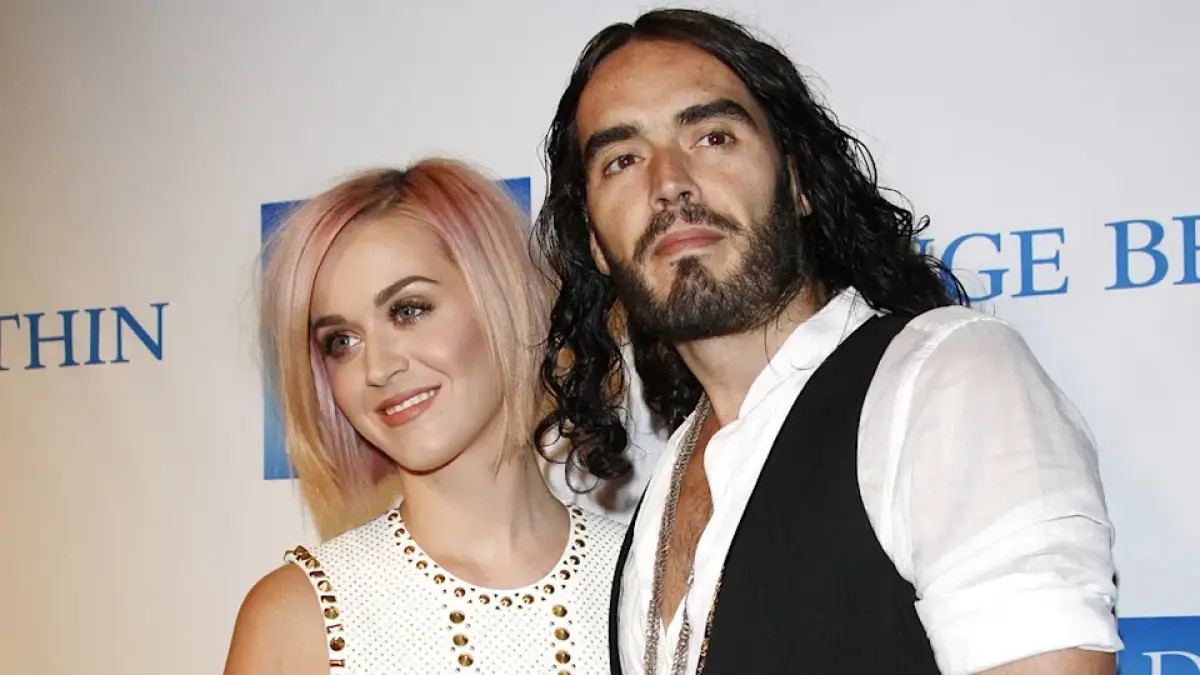 RUSSEL Brand saat masih menjadi suami dari penyanyi Katy Perry. F People