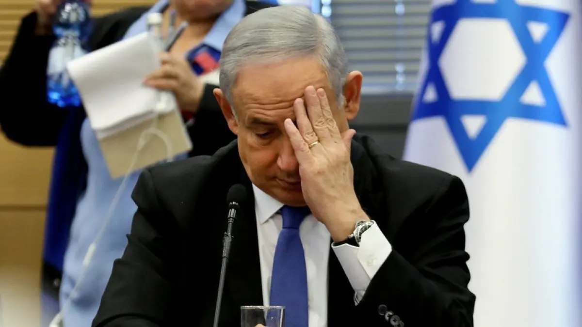 Benjamin Netanyahu menghadapi tekanan politik. (x.com/TheSaviour)