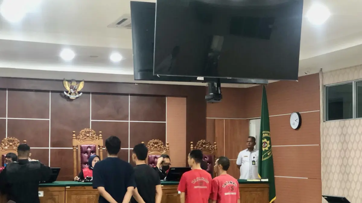 Dua pengedar narkoba jaringan internasional dituntut 15 tahun penjara. F Azis Maulana/ Batam Pos