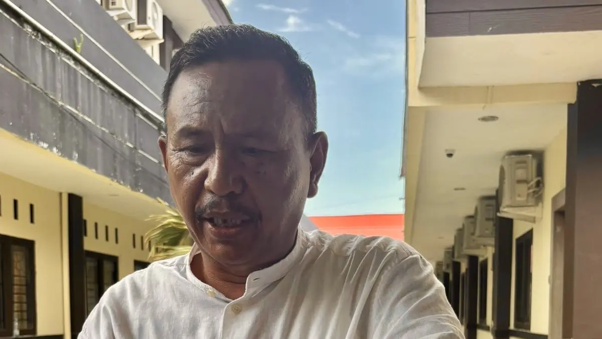 KUASA hukum keluarga almarhum Natanael Simanungkalit, Sudirman Situmeang, SH. F Yashinta/Batam Pos