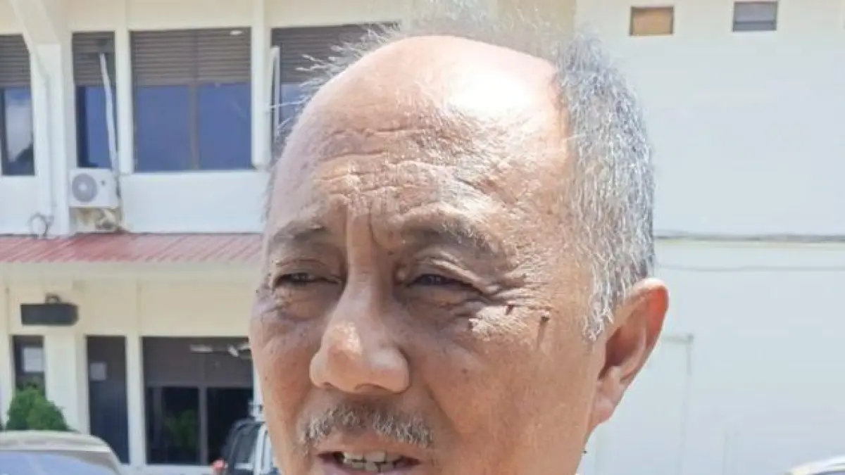 Mustari saat di Mapolres Barelang. F.Eusebius Sara/Batam Pos