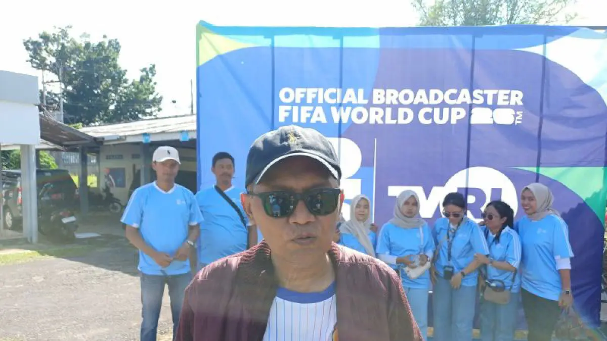  Kepala Stasiun RRI Kota Tanjungpinang Sulistiyanto Isfarullah. F. ANTARA/Ogen
