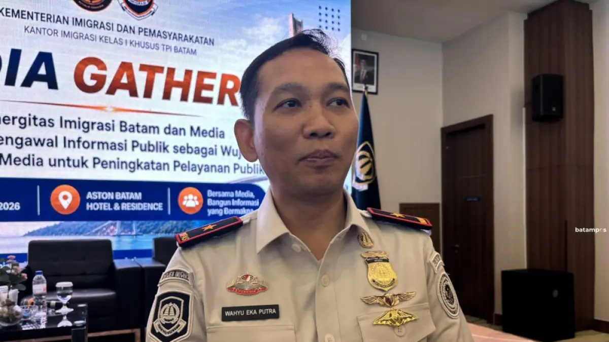 Kepala Kantor Imigrasi Batam, Wahyu Eka Putra. F Yashinta/ Batam Pos