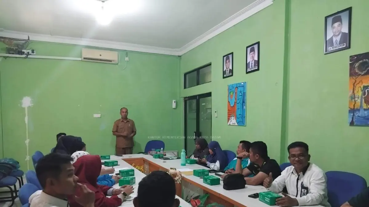 Kemenag Kota Batam gandeng dinas koperasi untuk pendampingan Koperasi Madrasah. F. Istimewa