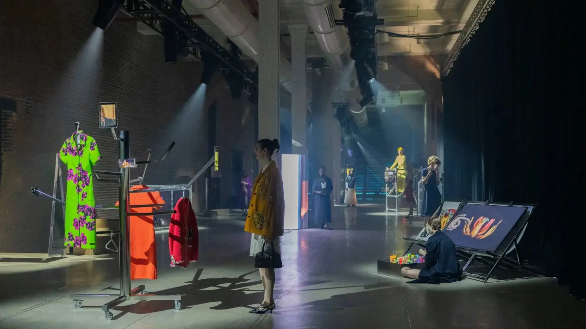 Miu Miu ‘Tales & Tellers’ di Shanghai. (x.com/mimiusing)
