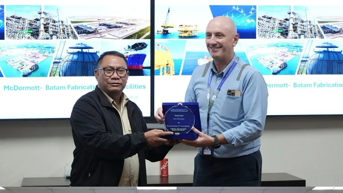 Kunjungan Deputi Investasi BP Batam, Farry Francis ke McDermott International di Batuampar, Batam. F. @bpbatam