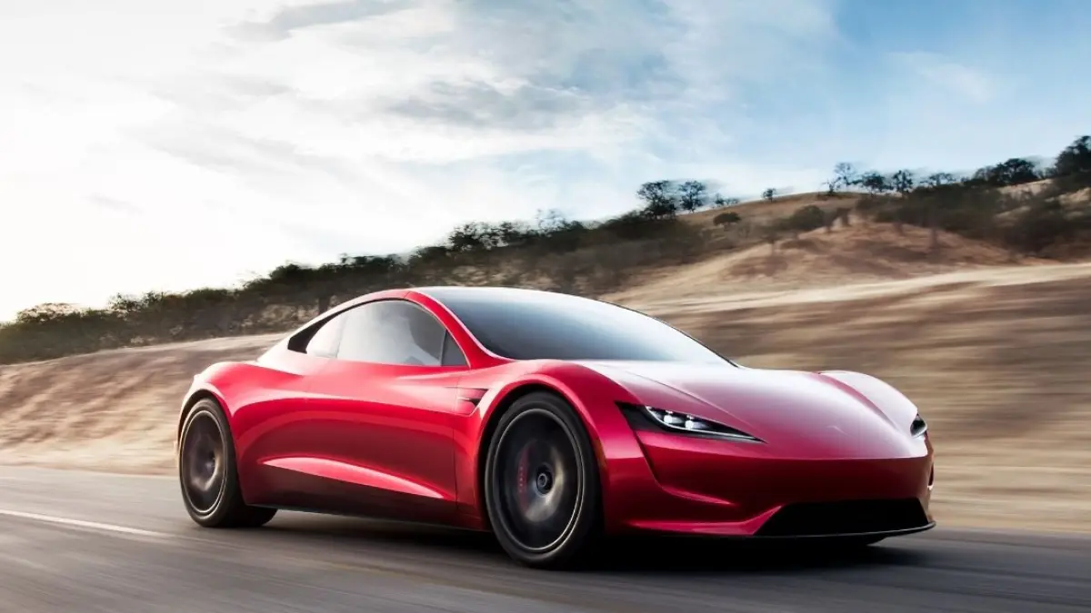 Tesla mendaftarkan logo Roadster. (x.com/RealKeatonHobby)