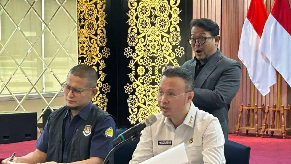 Direktur Jenderal Imigrasi Hendarsam Marantoko, Kamis (9/4/2026). (ANTARA/Laily Rahmawaty)
