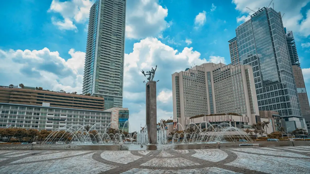 Salah satu sudut Kota Jakarta. Jakarta masih menjadi ibu kota Indonesia. F. unsplash