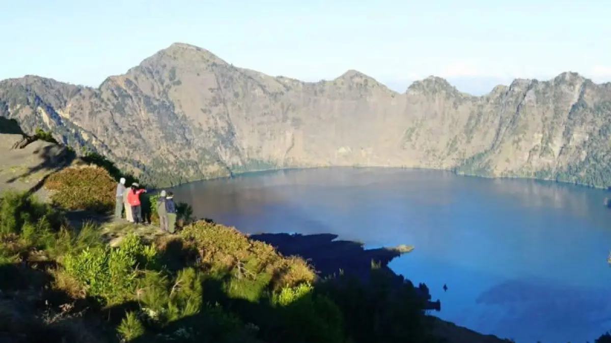  Danau Segera Anak di kawasan Gunung Rinjani Lombok Nusa Tenggara Barat (NTB). ANTARA/HO-Balai TNGR NTB.
