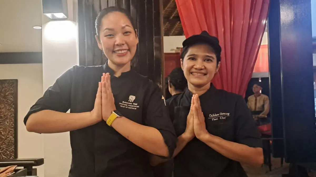 Chef Tipaporn Phianthong dan Chef Chitchom Chansong. F.Slamet Nofasusanto/Batam Pos.
