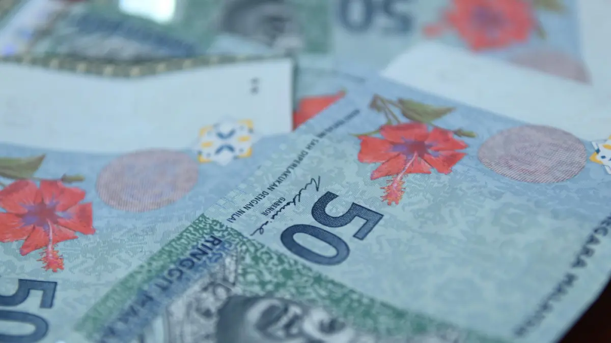 Ilustrasi mata uang ringgit. (Freepik)