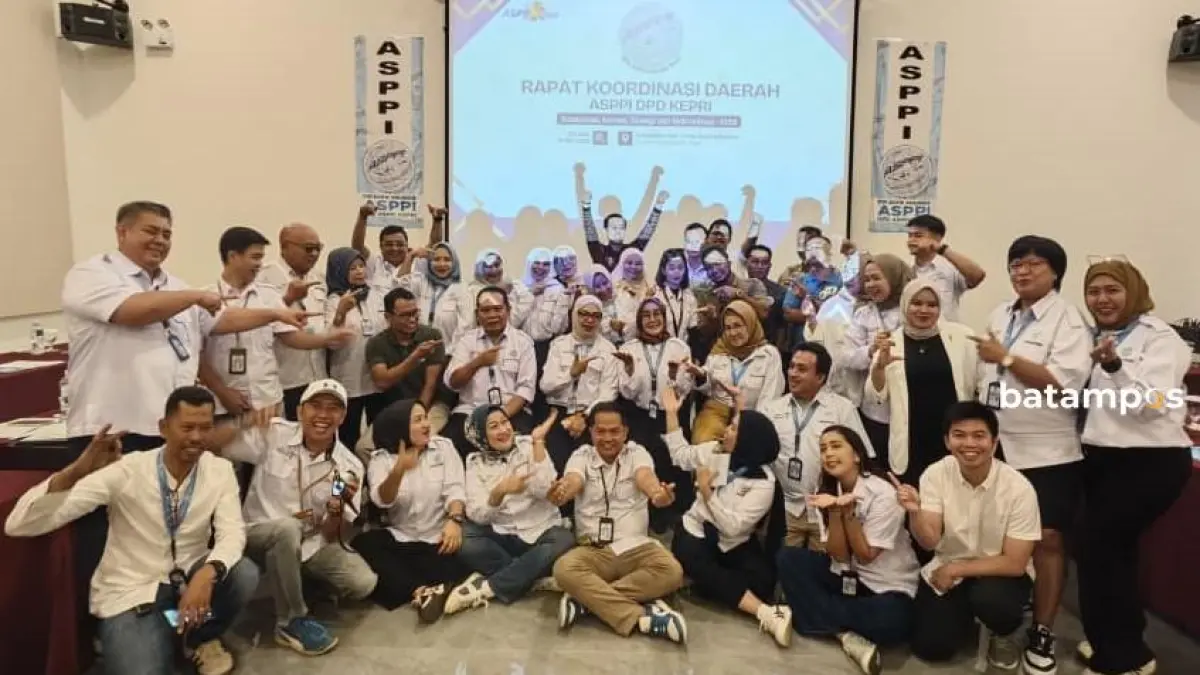 Asosiasi Pelaku Pariwisata Indonesia (ASPPI) Provinsi Kepulauan Riau yang gelar rakorda di Ayola Hotel, Batam, Selasa, 19 Mei 2026.