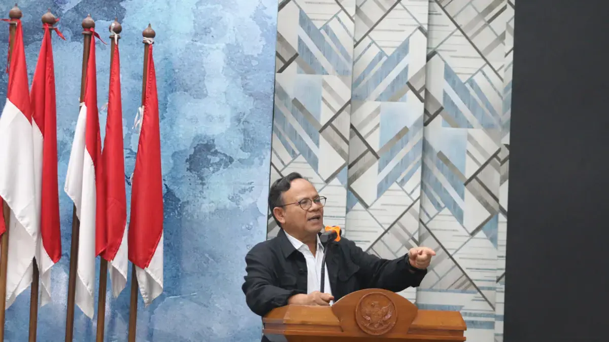 Ketua Dewan Pers Komaruddin Hidayat di Gedung Dewan Pers, Jakarta. (Dery Ridwansah/ JawaPos.com)