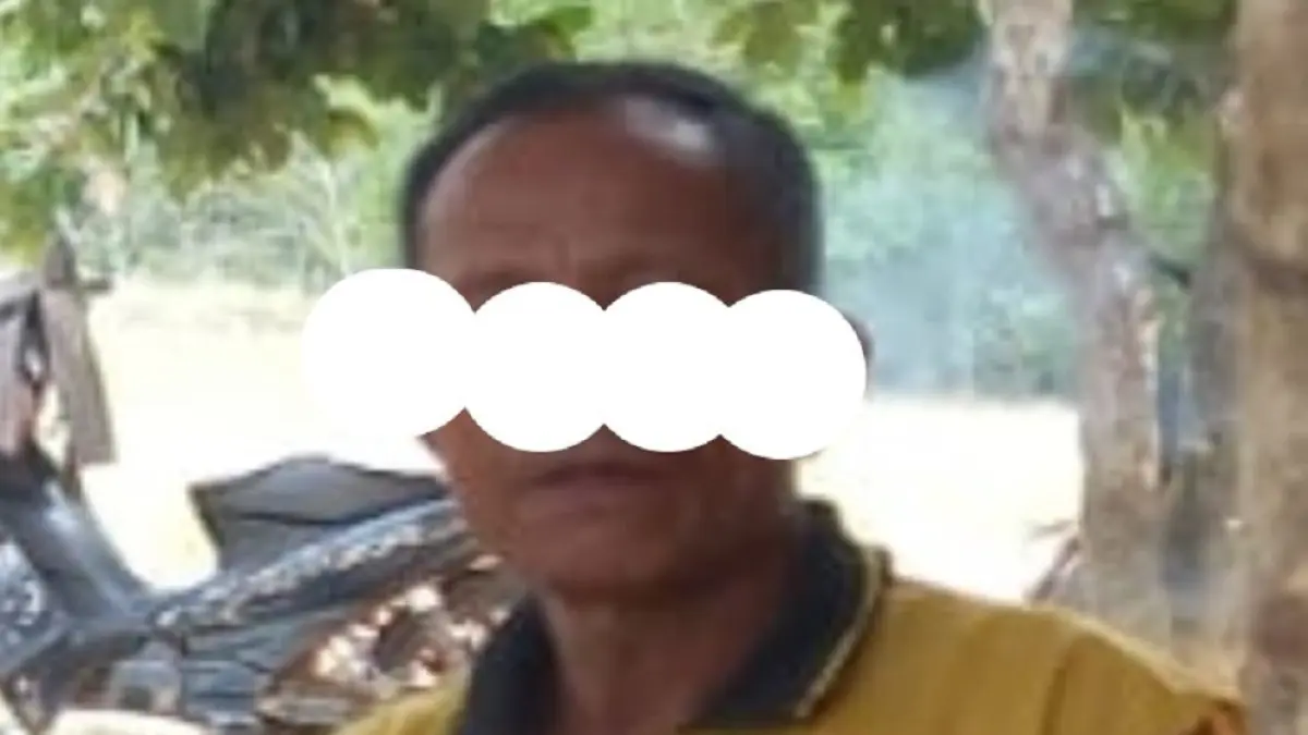 Foto terduga pelaku asusila terhadap anak di bawah umur, Herman Laia. F. Polsek Gunung Kijang untuk Batam Pos