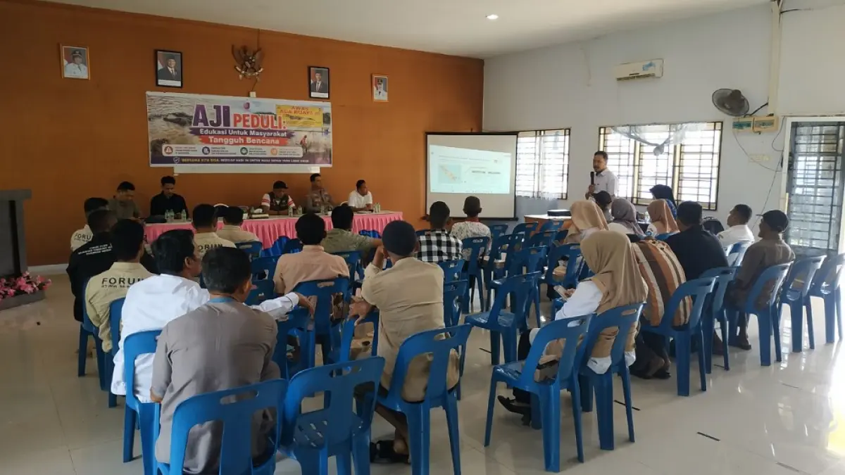 Nelayan di Bintan saat mengikuti dialog interaktif soal mitigasi dan penanganan buaya, Rabu (20/5). F. AJI Tanjungpinang untuk Batam Pos